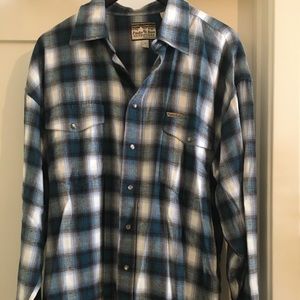 Men’s L Blue Flannel